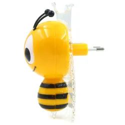 LED nattlys - veggplugg - med sensor - tegneseriebi