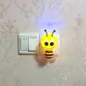 LED night light - wall plug - with sensor - cartoon beeLights & lighting