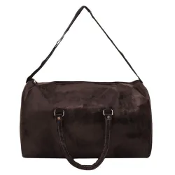 Borsa da viaggio/sportiva in pelle - tracolla - grande capienza