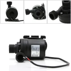Bomba submersível de circulação de água - motor brushless - 12V - 24V - 800LH - 5m