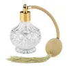 Glass perfume bottle - with a vintage atomiser - pump spray - 80 mlPerfumes