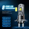 Ampoule de phare Mini H7 LED 250W CSP - 320000lm - ampoules à diodes auto - H7 Turbo LED - 12V - 6500K
