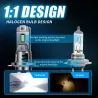 Ampoule de phare Mini H7 LED 250W CSP - 320000lm - ampoules à diodes auto - H7 Turbo LED - 12V - 6500K