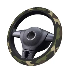 Couvre volant de voiture antidérapant - imprimé camouflage