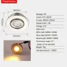 Reflektory sufitowe LED - wpuszczane - COB - 3W - 10 sztukOświetlenie Punktowe