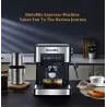 BioloMix - kaffemaskine - til espresso / cappuccino / latte / mokka - med mælkeskummer - 20 Bar