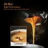 BioloMix - macchina per caffè - per espresso/cappuccino/latte/moca - con montalatte - 20 Bar