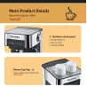 BioloMix - koffiezetapparaat - voor espresso/cappuccino/latte/mokka - met melkopschuimer - 20 BarBar producten