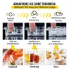 Professional ice cube maker - electric machine - auto cleaningKitchen