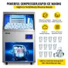 Professional ice cube maker - electric machine - auto cleaningKitchen