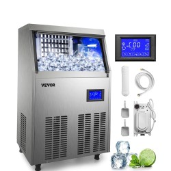 CocinaMáquina para hacer cubitos de hielo profesional - máquina eléctrica - limpieza automática