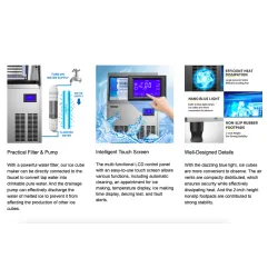 Professionell isbitsmaskin - elektrisk maskin - automatisk rengöring