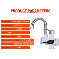 Robinet avec chauffe-eau instantané électrique