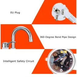 Robinet avec chauffe-eau instantané électrique