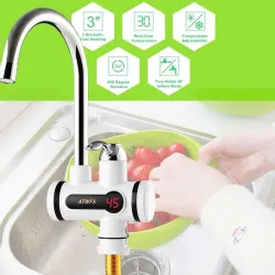 Robinet avec chauffe-eau instantané électrique