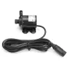 Mini pompe à eau brushless - moteur submersible - 800L/H 5m - 12V / 24V