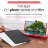 12 inch / 14 inch - 3D-telefoonschermvergrootglas - HD-versterker - met opvouwbare houderAccessoires
