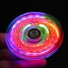 Valoisa fidget spinner - läpinäkyvä kuvio - LED - hehkuu pimeässä