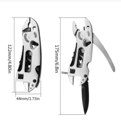 Multitool – verstellbarer Schraubenschlüssel – Zange – Edelstahl