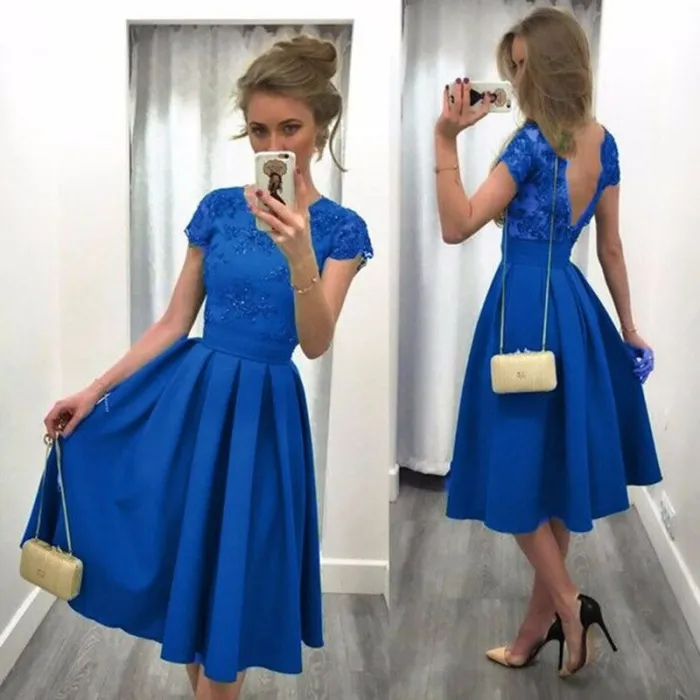 Abito sexy - schiena scoperta - motivo floreale patchwork