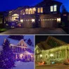 Bewegende statische kleurrijke stippen/sterren - Kerstlaserlicht - projector - waterdichtProjectors