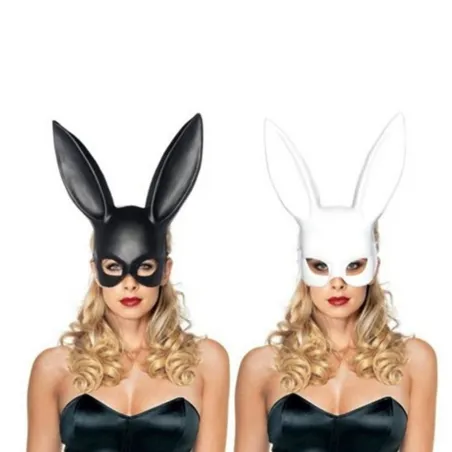 Gesichtsmaske mit Hasenohren - Halloween / Maskeraden