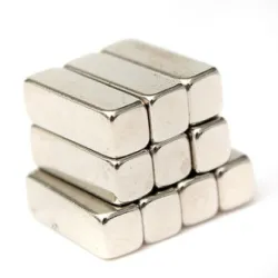 N35 - magnes neodymowy - mocny blok - 12 * 4 * 4mm - 10 sztukN35