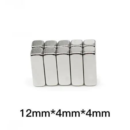 N35 - neodymium magnet - strong block - 12 * 4 * 4mm - 10 piecesN35