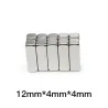 N35 - aimant néodyme - bloc fort - 12 * 4 * 4mm - 10 pièces