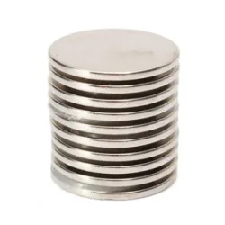 N35 - neodymmagnet - sterk rund skive - 25 * 2mm - 10 stykker