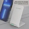 Qi trådløs oplader - hurtig opladning - foldbar