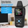 Portable electromagnetic radiation detector temperature / electric field / magnetic field - digital EMF meterRadiation detectors