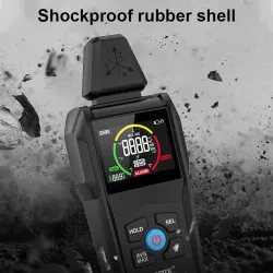 Portable electromagnetic radiation detector temperature / electric field / magnetic field - digital EMF meterRadiation detectors