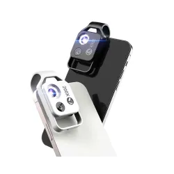 200x vergrotingsmicroscooplens met CPL mobiel LED-licht - micro-macrolenzenLenzen