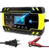 Bilbatteriladdare - helautomatisk - digital LCD - 12V-24V - 8A