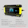 Chargeur de batterie de voiture - entièrement automatique - LCD numérique - 12V-24V - 8A