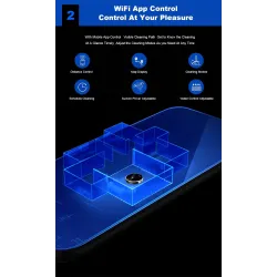 LIECTROUX C30B - 4000pa - robot - vacuum cleaner - 2D map navigation - WiFi - water tankRobot vacuum cleaner