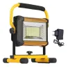 100W Waterproof Flood Light Outdoor Reflector LED External Projector RGB Spotlight Searchlight Rechargeable by 6*18650 Battery