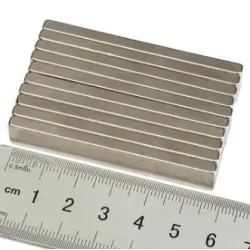 N35 - neodymmagnet - sterk blokk - kubisk - 60 * 10 * 4mm