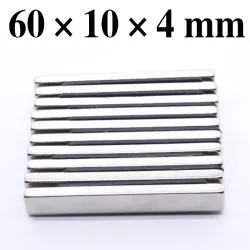 N35 - neodyymimagneetti - vahva lohko - kuutiomainen - 60 * 10 * 4mm