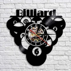 RelojesBillar - bolas - LED - reloj de pared