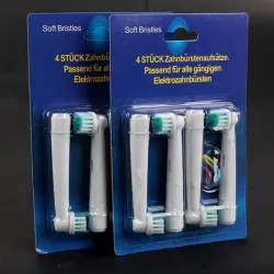 Elektrisk tannbørstehode - for Oral B 3D - 4 stk