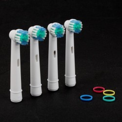 Elektrisk tandbørstehoved - til Oral B 3D - 4 stk