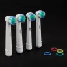 Tête de brosse à dents électrique - pour Oral B 3D - 4 pièces