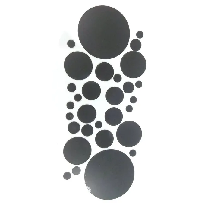 Runda speglar - wallsticker - självhäftande tapet - 30 st