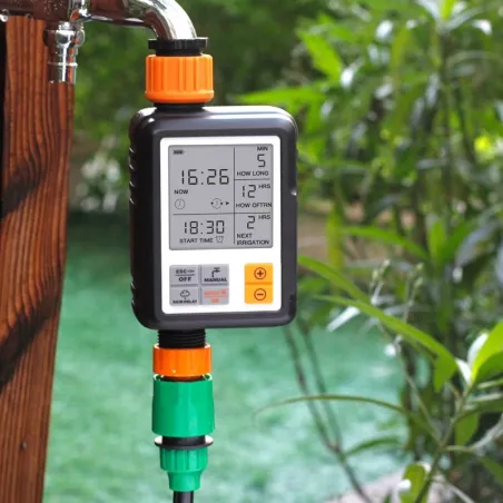 Irrigazione automatica del giardino - timer elettronico - controller - display LCD