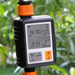 Automatisk hagevanning - elektronisk timer - kontroller - LCD-display