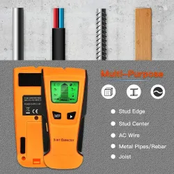 3 In 1 electronic stud center finder - metal / AC live wire detectorElectronics & Tools
