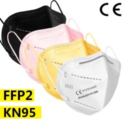 KN95 - FFP2 - masque facial/bouche - filtre 5 couches