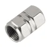 Valves de pneu de roue de voiture en aluminium - bouchons - 4 pièces